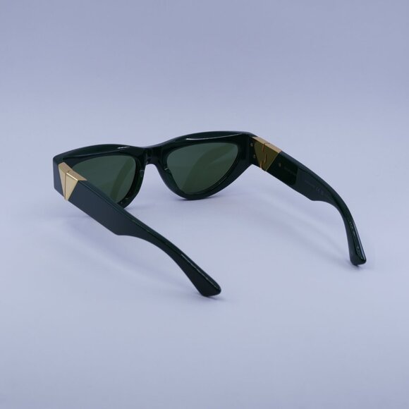 Bottega Veneta BV1176S 007 Sunglasses Green Cat Eye Frame, Green Lenses - Picture 6 of 11